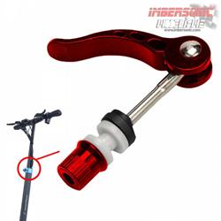 CIERRE TIJA MASTIL PATINETE ELECTRICO UNIVERSAL -ROJA-