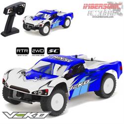 COCHE RADIO CONTROL VEKO MINI SC 1.24 AZUL