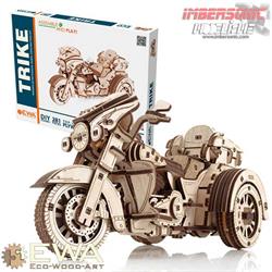 EWA KIT DE CONSTRUCCION EN MADERA MOTO TRIKE 281pzas.