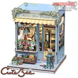 CONSTRUCCION MINIATURA EN MADERA CUTEBEE -ANNA,S BLUE BLOSSOM- 255pzas.