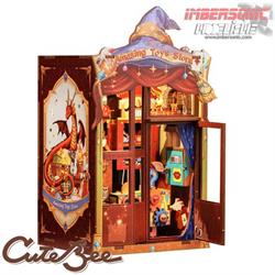 CONSTRUCCION MINIATURA EN MADERA CUTEBEE -AMAZING TOYS STORE- 103pzas.