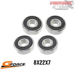 RODAMIENTO 8X22X7 GFORCE 4 UNIDADES ref.GF-0500-016