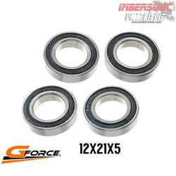RODAMIENTO 12X21X5 GFORCE 4 UNIDADES ref.GF-0500-022