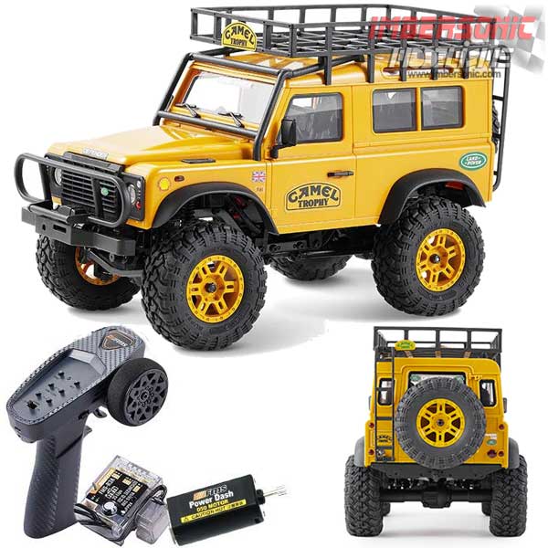 CRAWLER MICRO FMS LAND ROVER DEFENDER 90 escala 1.24 ref. FMS12491RTRYL