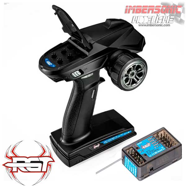 EMISORA RADIO CONTROL RGT R62104 4 CANALES + CONTROL LUCES