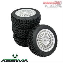 NEUMATICO CON LLANTA ABSIMA -Rally street white Design- 1.10