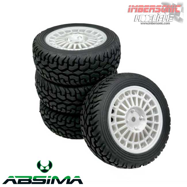 NEUMATICO CON LLANTA ABSIMA -Rally street white Design- 1.10