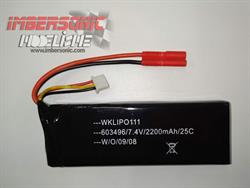 BATERIA LI-PO 7.4V 2200MAH 25C WALKERA