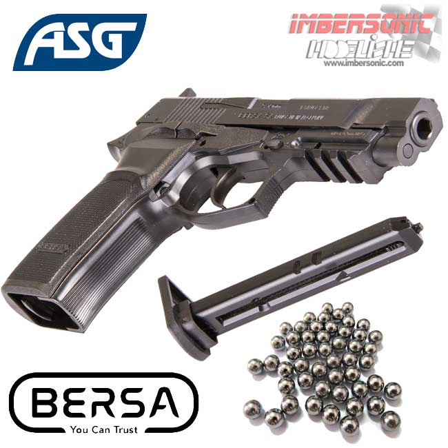 PISTOLA CO2 BERSA THUNDER 9 PRO CAL.4.5mm. CÓD.17302