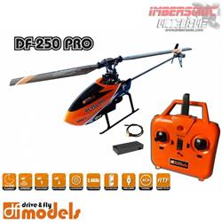 HELICOPTERO DF-250PRO 4 CANALES FLYBARLESS