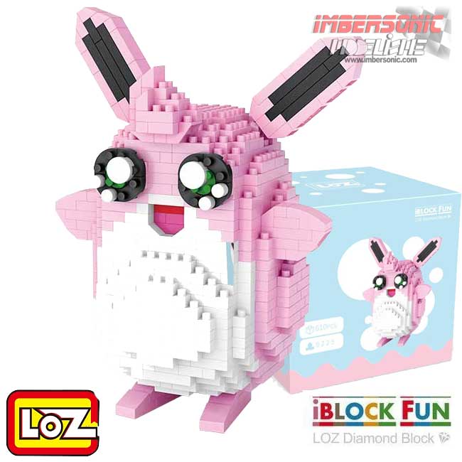 LOZ IBLOCK FUN POKEMON PINK WIGGLYTUFF REF.9225 610PZAS.