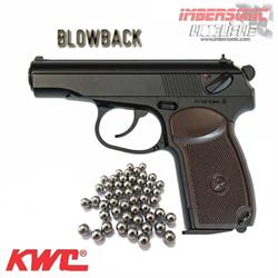 PISTOLA CO2 KWC MACAROV PM BB,S 4.5MM. BLOWBACK COD. ZCMB440