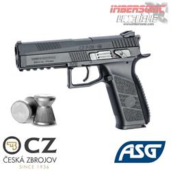 PISTOLA CO2 CZ P-09 4.5MM. BALINES PLOMO ASG COD.17537