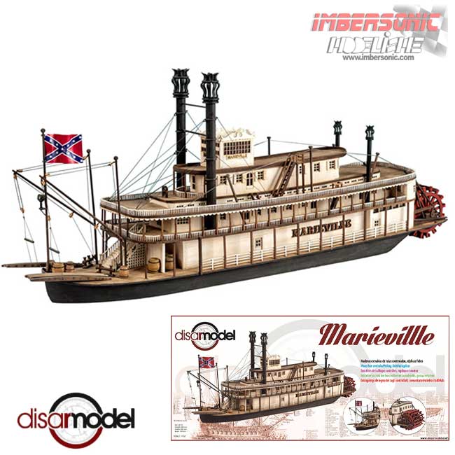 BARCO EN MADERA PARA CONSTRUIR MARIEVILLE DISARMODEL 20174