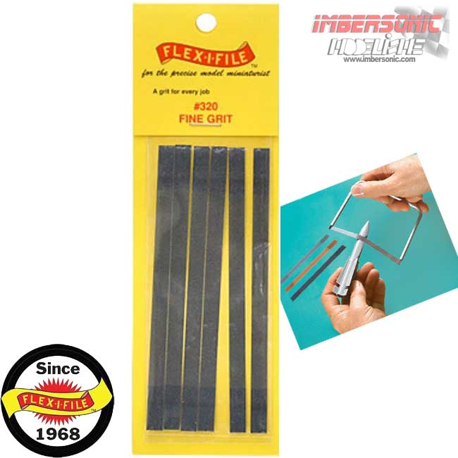 FLEX-I-FILE RECAMBIO BANDA ABRASIVA 320 (FINE GRIT) 6 UNIDADES