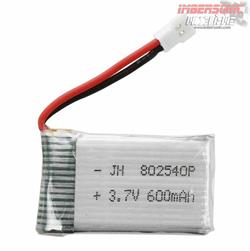 BATERIA LI-PO 3.7V 600MAH. CONECTOR DIY