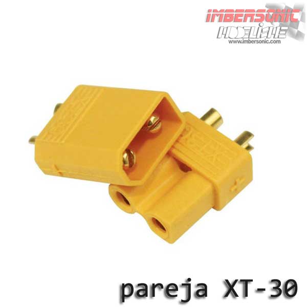 CONECTOR XT30 PAREJA M-H