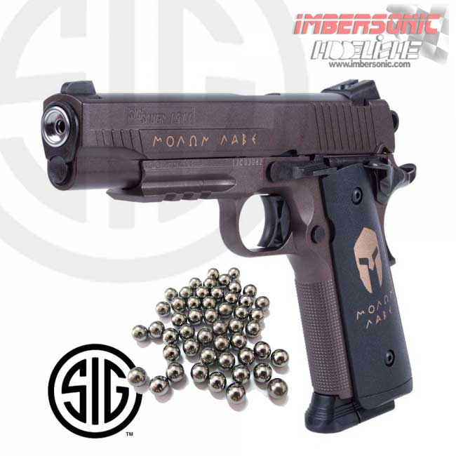 PISTOLA CO2 SIG SUER 1911 SPARTAN 4.5MM. COD. SS1911SP