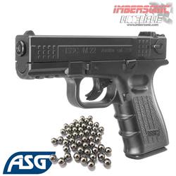 PISTOLA CO2 ISCC M22 ASG 4.5mm. Bb,S Cod:19803