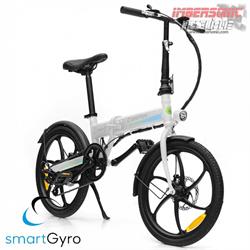 BICICLETA ELECTRICA PLEGABLE SMARTGYRO CROSSCITY (blanca)