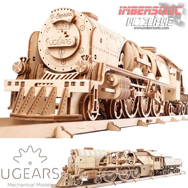 UGEARS MECHANICAL MODELS CONSTRUCION EN MADERA LOCOMOTORA V-EXPRESS 70058 UGEARS MECHANICAL MODELS CONSTRUCION EN MADERA LOCOMOTORA V-EXPRESS 70058