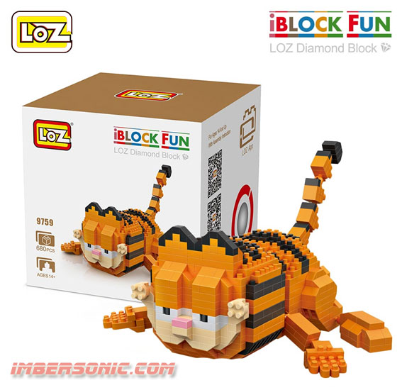 LOZ DIAMOND BLOCK GARFIELD CÓD.9759