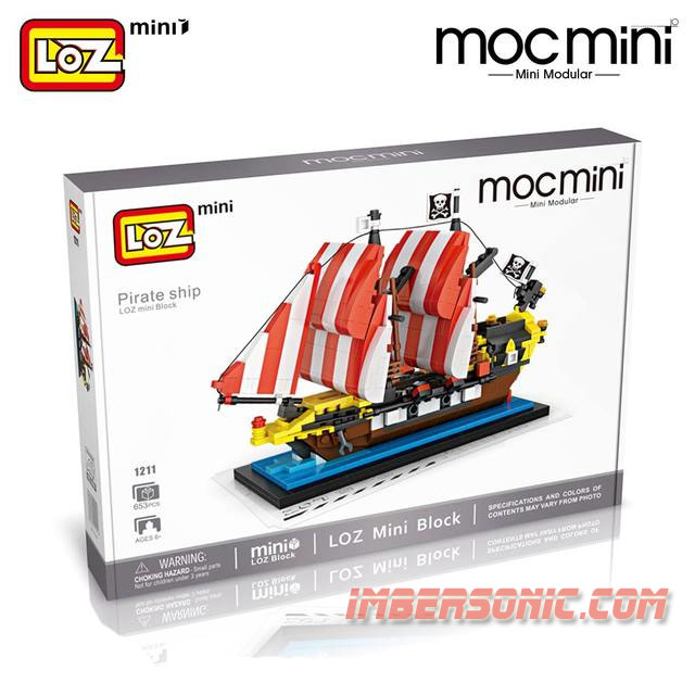 LOZ MOCMINI COD.1211 PIRATE SHIP