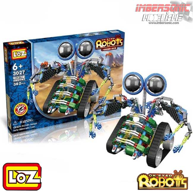 LOZ ROBOTS OX EYED COD.3027 362PCS