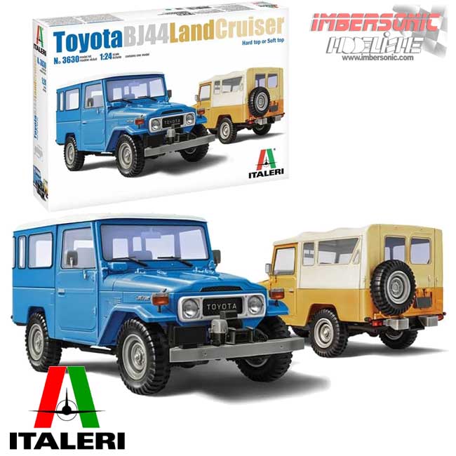 MAQUETA ITALERI TOYOTA BJ44 LAND CRUISER escala 1.24 REF. 3630 MAQUETA ITALERI TOYOTA BJ44 LAND CRUISER escala 1.24 REF. 3630