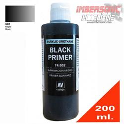 IMPRIMACION NEGRA 200ML. VALLEJO 74.602