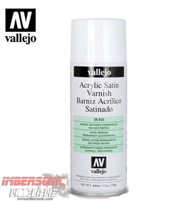 VALLEJO BARNIZ SPRAY SATINADO 532-400ML CÓD. 28.532