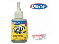 PEGAMNETO CIANO DELUXE MATERIALS ROKET RAPID 20GR.