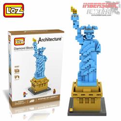 LOZ ARCHITECTURE STATUE OF LIBERTY 9387