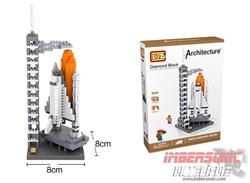 LOZ ARCHITECTURE SPACE LAUNCHING COD.9384