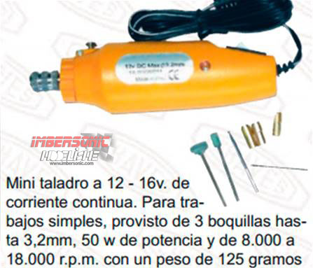 MINI TALADRO 12VOLT. CHAVES 0610104