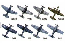 TRUMPETER USS NAVY AVIATION SET 1.700 CÓD.03418