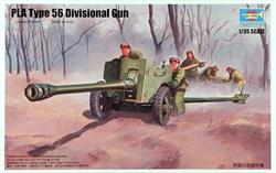TRUMPETER PLA TYPE 56 DIVISIONAL GUN  1.35 CÓD.02340