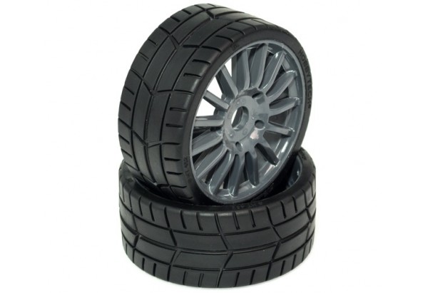 HOBBYTECH HT452GY NEUM+LLANTA escala1.8 RALLY