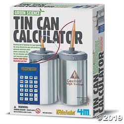 GREEN SCIENCE TIN CAN CALCULATOR CÓD.03360