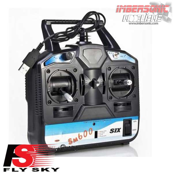 EMISORA SIMULADOR VUELO SM600 6 CH. FLYSKY