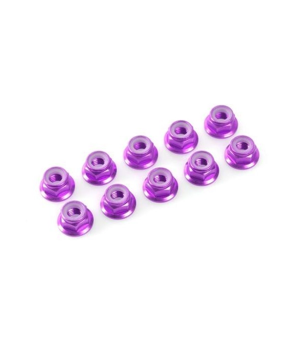 GFORCE TUERCA ALUMINIO LABIO M3 ALUMINIO GF-041-032 PURPLE