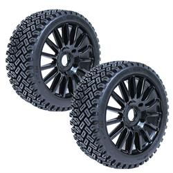 HOBBYTECH HT454B NEUMATICO+LLANTA escala 1.8 RALLY
