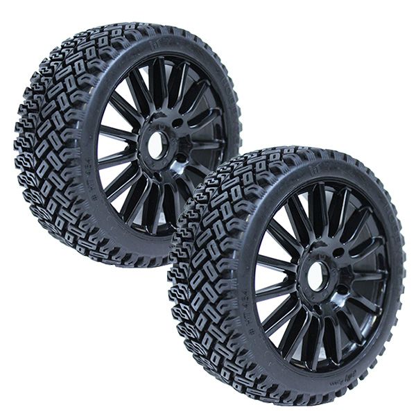 HOBBYTECH HT454B NEUMATICO+LLANTA escala 1.8 RALLY