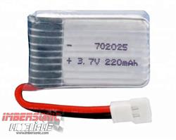 BATERIA LIPO 3.7 VOLT. 220MAH. CONECTOR DIY