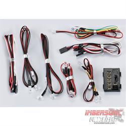 KIT LUCES RADIOCONTROL 18 LEDS CON CONTROLADORA