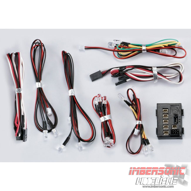KIT LUCES RADIOCONTROL 18 LEDS CON CONTROLADORA