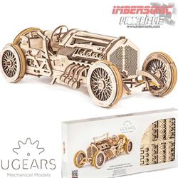 UGEARS MECHANICAL MODELS CONSTRUCCION EN MADERA U-9 COCHE GRAN PREMIO 70044