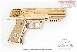 UGEARS MECHANICAL MODELS CONSTRUCCION EN MADERA PISTOLA WOLF-01 70047