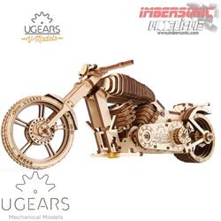 UGEARS MECHANICAL MODELS CONSTRUCCION EN MADERA MOTO VM-02 70051