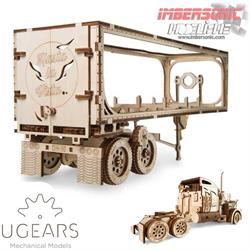 UGEARS MECHANICAL MODELS CONSTRUCCION EN MADERA REMOLQUE PARA TRAILER 70057